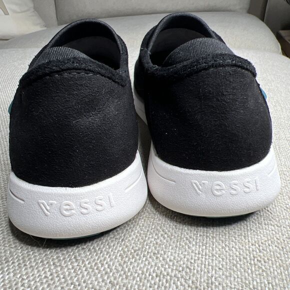 Vessi Womens Sunday Slippers Size W8 Black Excellent Loungewear Comfort - Picture 2 of 7